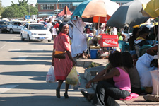 Auf dem Markt von Francistown