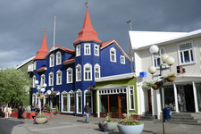 Das Blaue Café in Akureyra