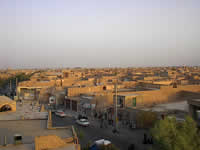 Blick über die Stadt Yazd