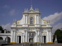 Eine der Kirchen von Pondicherry