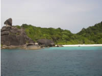 Eine der Similan Inseln
