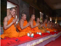 Betende Mönche