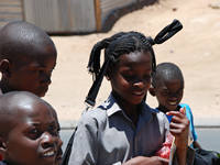 Schulkinder in Windhoek