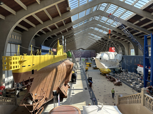Im Inneren der Cité de la Mer: eine Ausstellung von Tiefsee-U-Booten