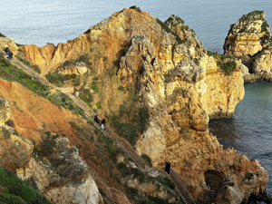 Ponta da Piedade in der Nähe von Lagos in der Algarve-Region Portugals