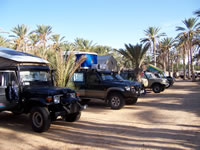 Auf dem Desert Campground in Douz