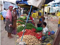 Gemüsemarkt in Kairouan